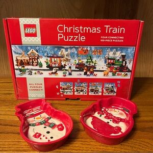Lego Christmas Train Puzzle 4 in 1
